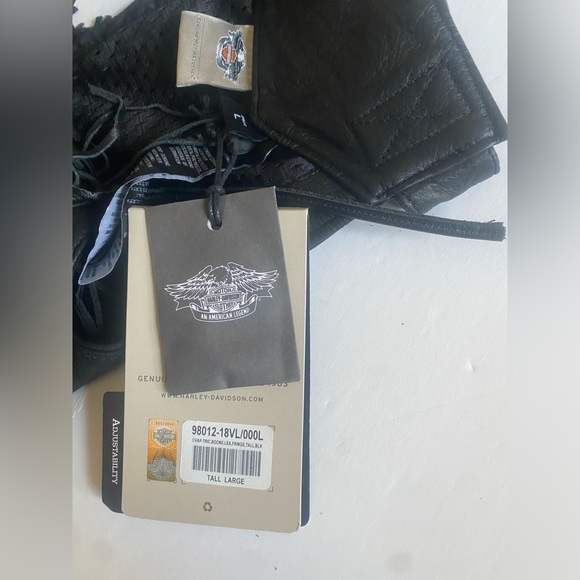 Harley Davidson Fringed Chaps NWT - Picture 2 of 7